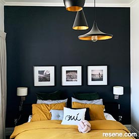 Bold bedroom