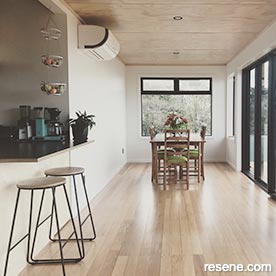 Open plan dining room