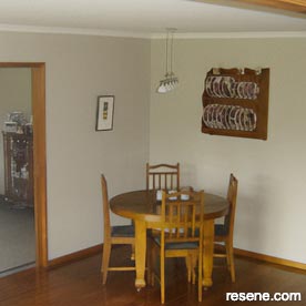 White dining room