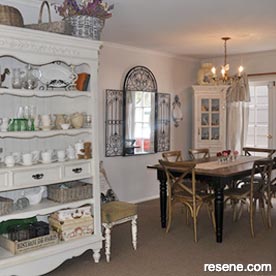 French inspired dining room
