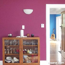 Colourful dining room