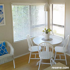 White dining room