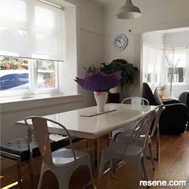 Serene dining room