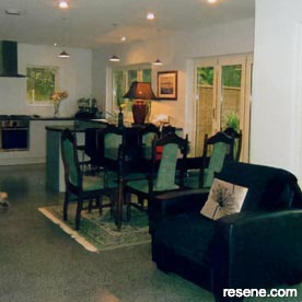 Light grey dining room