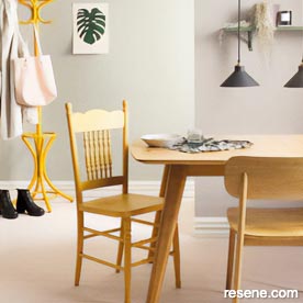 Colourful dining room