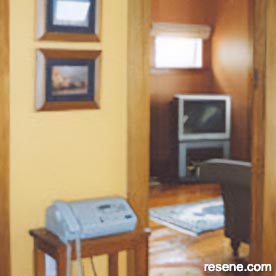 Glowing home entry