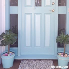 Blue door