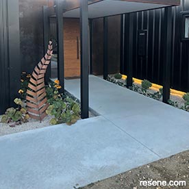 Modern entrance