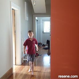 Red home entry