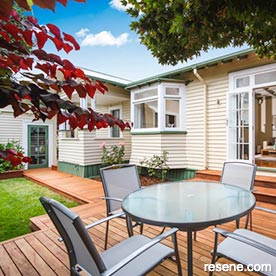 Deck home entrance