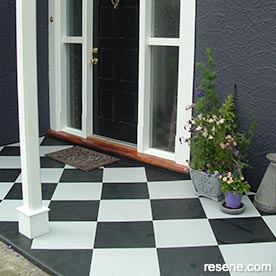 Sqaure chequers - home entry