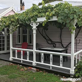 Cute cottage entrance