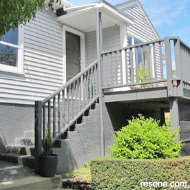 Grey entryway