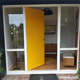 Bright front door