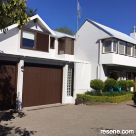 White home exterior