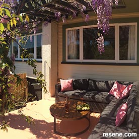 Outside lounge room