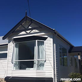 White home exterior