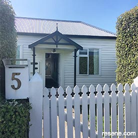 White home exterior