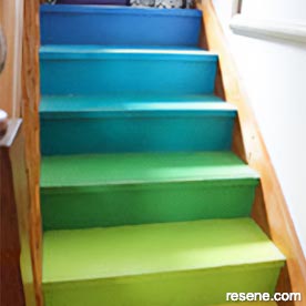 Rainbow staircase