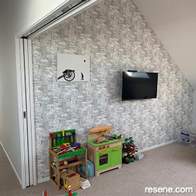 Childrens bedroom wallpaper