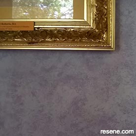 Paint effects make the space 