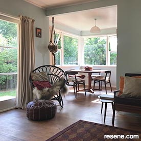Freshly painted lounge