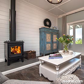Lounge with soft colour tones