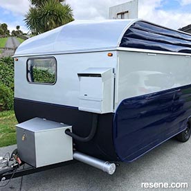 70's inspired caravan
