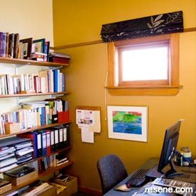 Gold home office