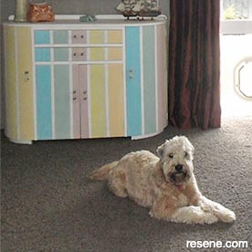 Painted cabinet