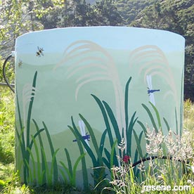 A wetlands mural