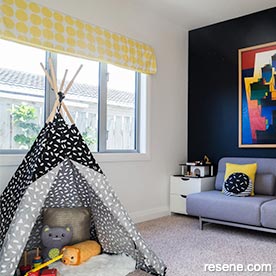 Playroom feature wall