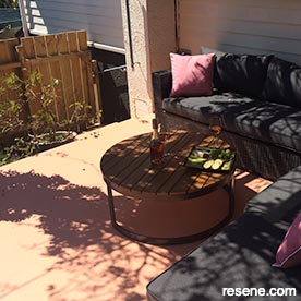 Outside living room