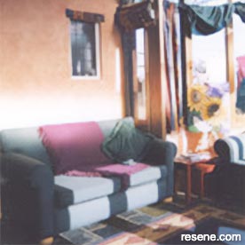 A conservatory with Resene Terrazzo Paint Effects