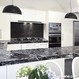 Black meets white