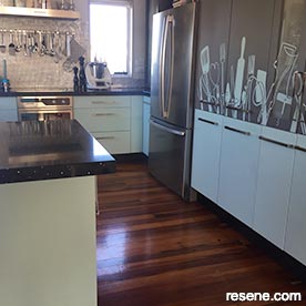 Painted kitchen