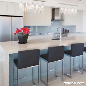 Painted glass splashbacks
