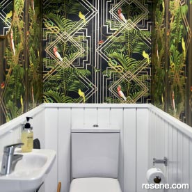 Tropical Escape powder room
