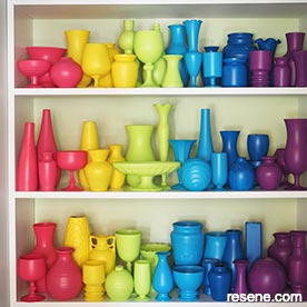 DIY painted vases