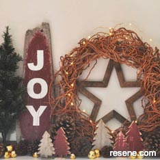 Make a christmas sign