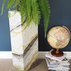 Marble pedestal