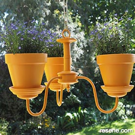 Terracotta chandelier 
