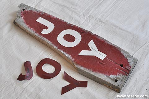 Step 4 - Remove letters