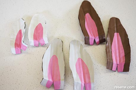 Step 8 - Easter bunny post