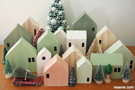Christmas village - Finished project