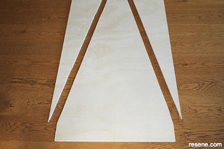 Outdoor Christmas tree - Step 1