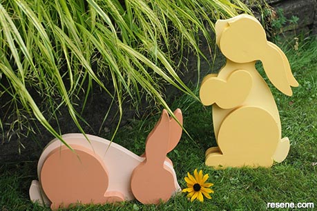Garden bunnies for Easter - Photo nine