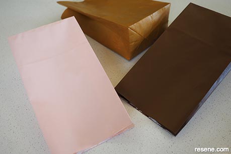 How to make your own Easter bunny bags - Step 1