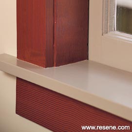 Wood effect finish