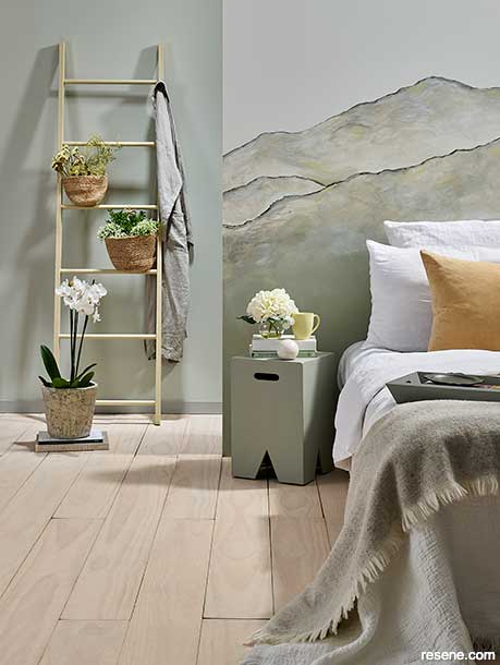 An uplifting bedroom mood